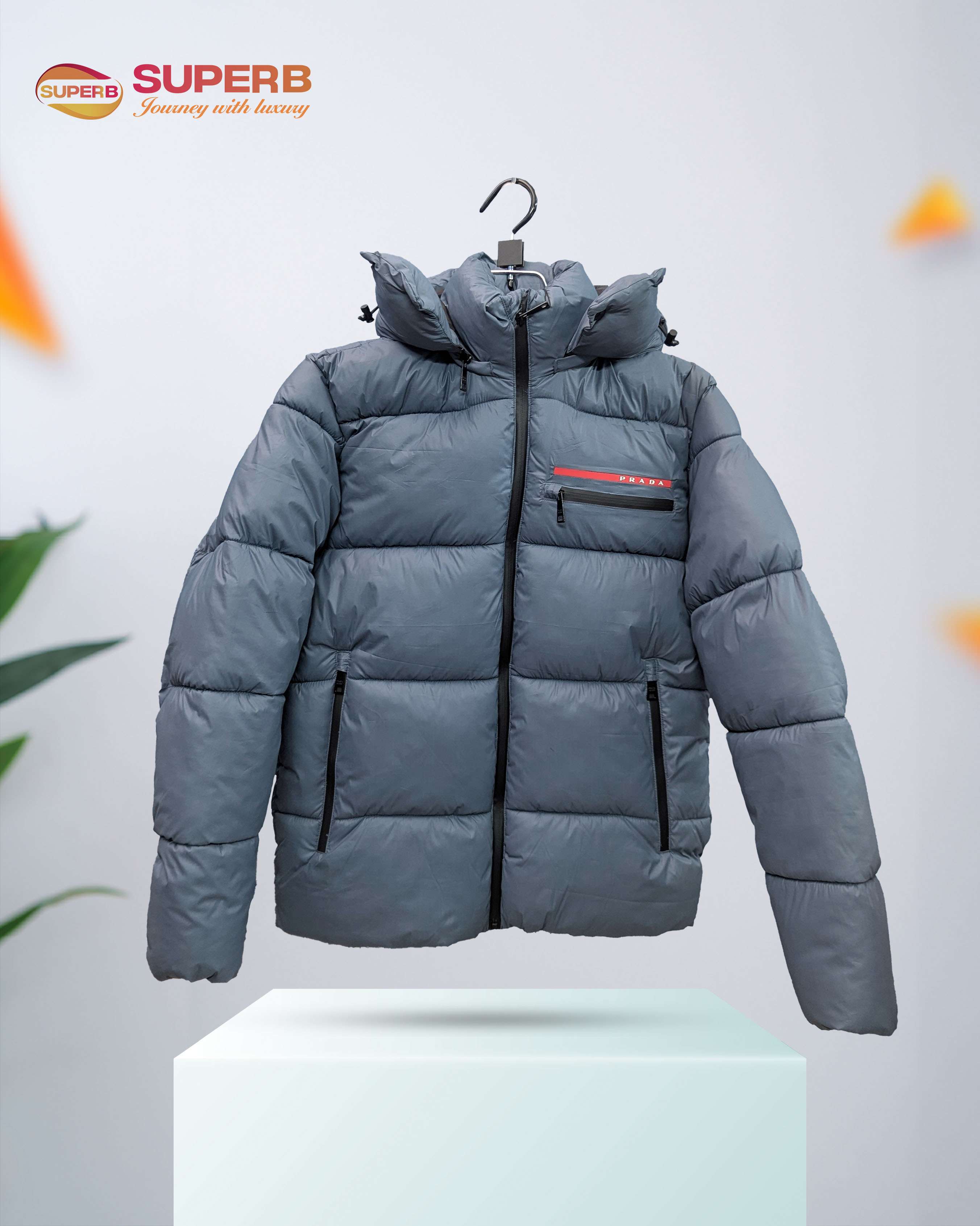 Prada Men's Jacket Short Shoulder Strap