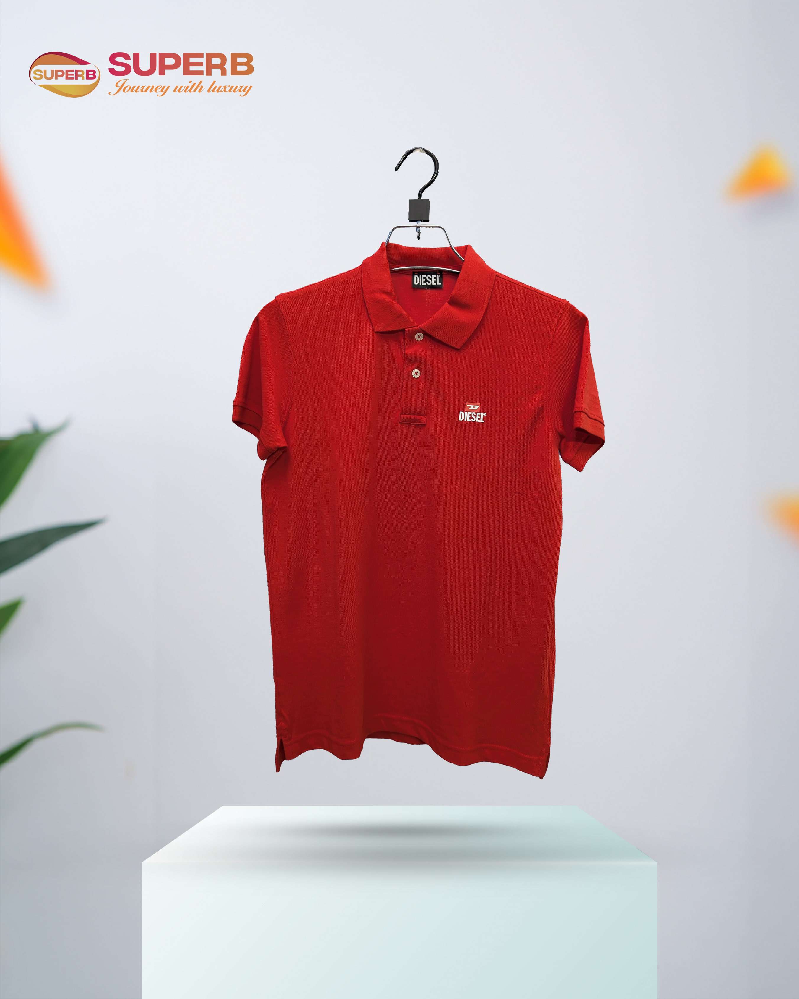 Men's Polo - diesel || superb - Red