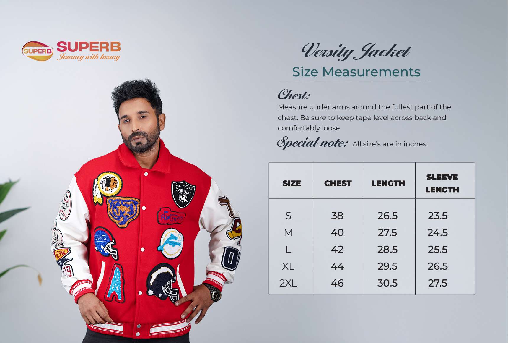 Men's - Varsity Jacket - 