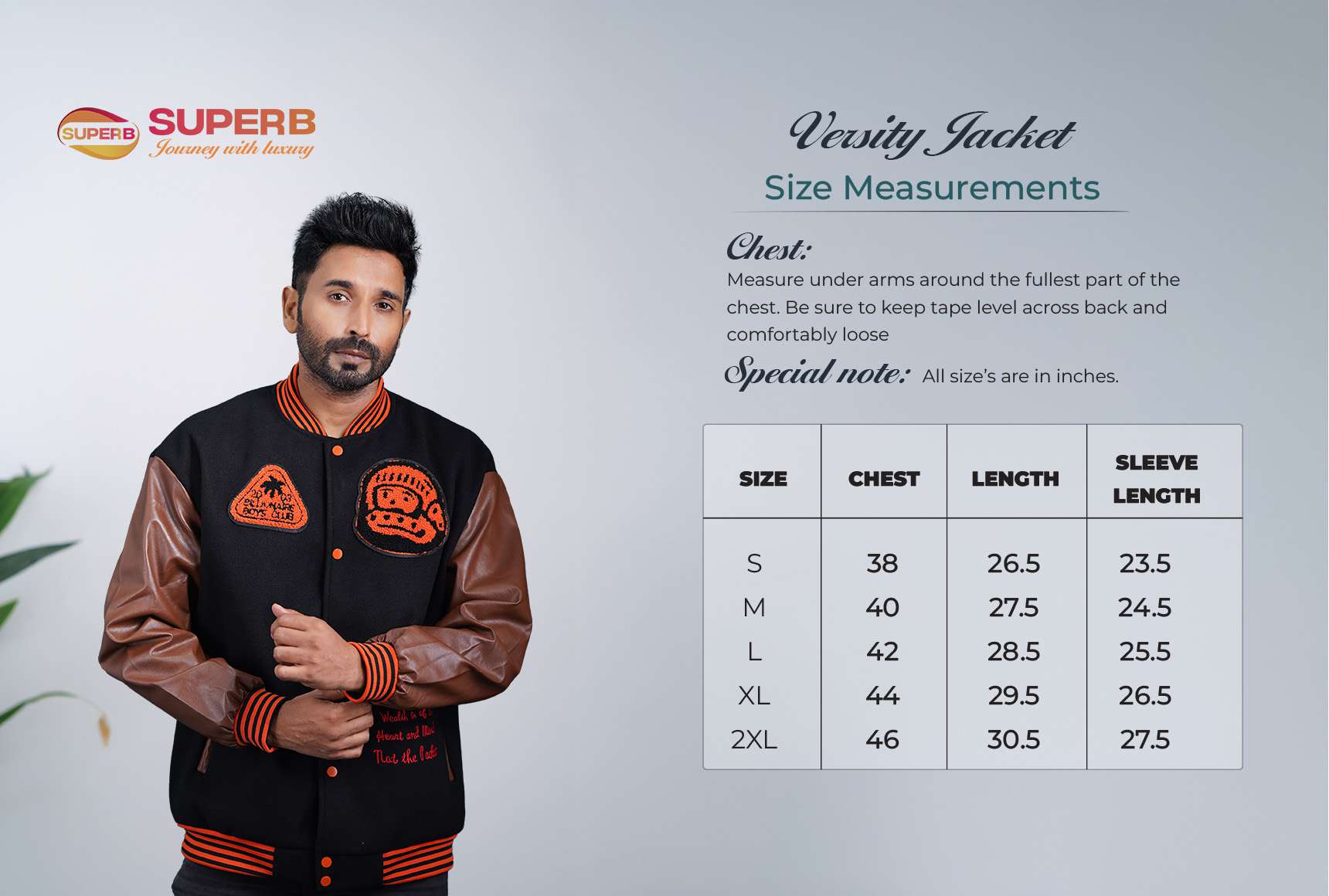 Men's - Varsity Jacket - 