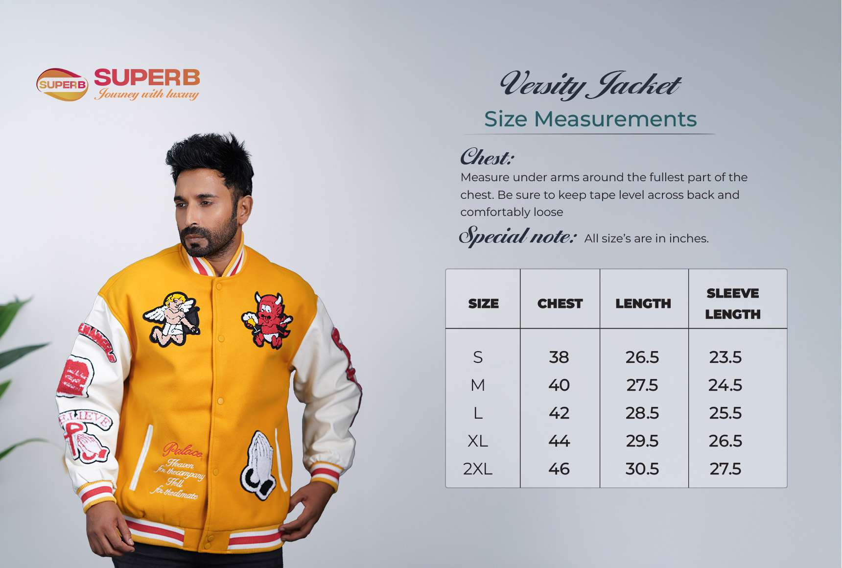 Men's - Varsity Jacket - 