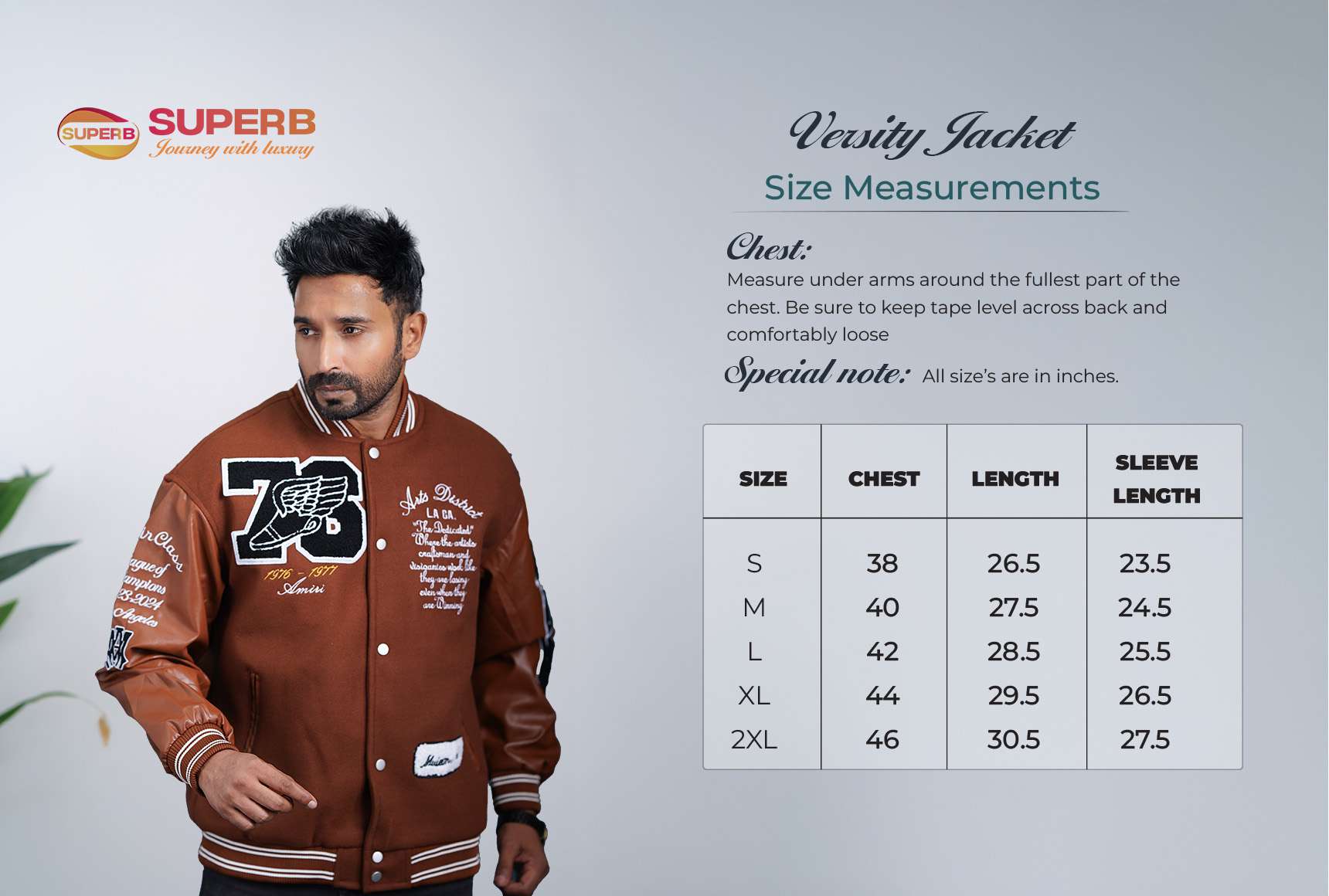 Men's - Varsity Jacket - 