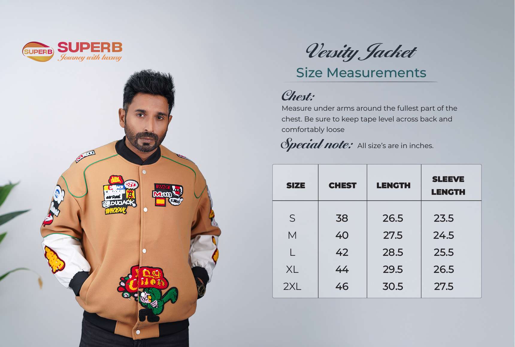 Men's - Varsity Jacket - 