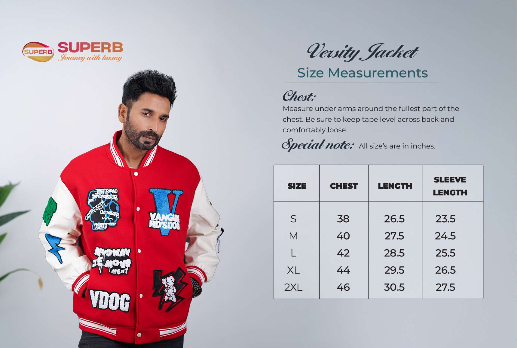 Men's - Varsity Jacket - 