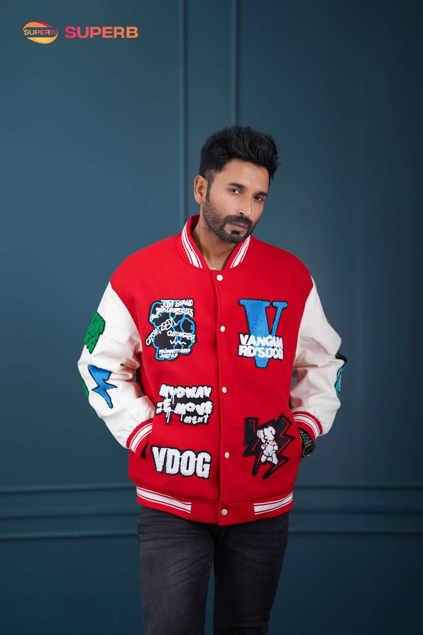 Men's - Varsity Jacket - Red