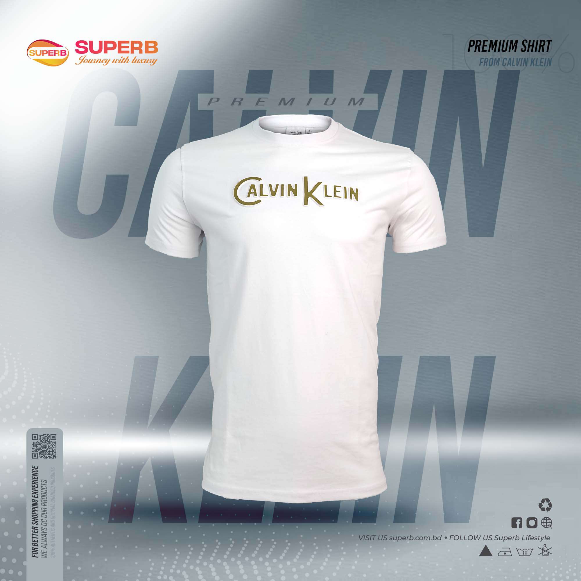 Men's T-Shirt - Calvin Klein - White