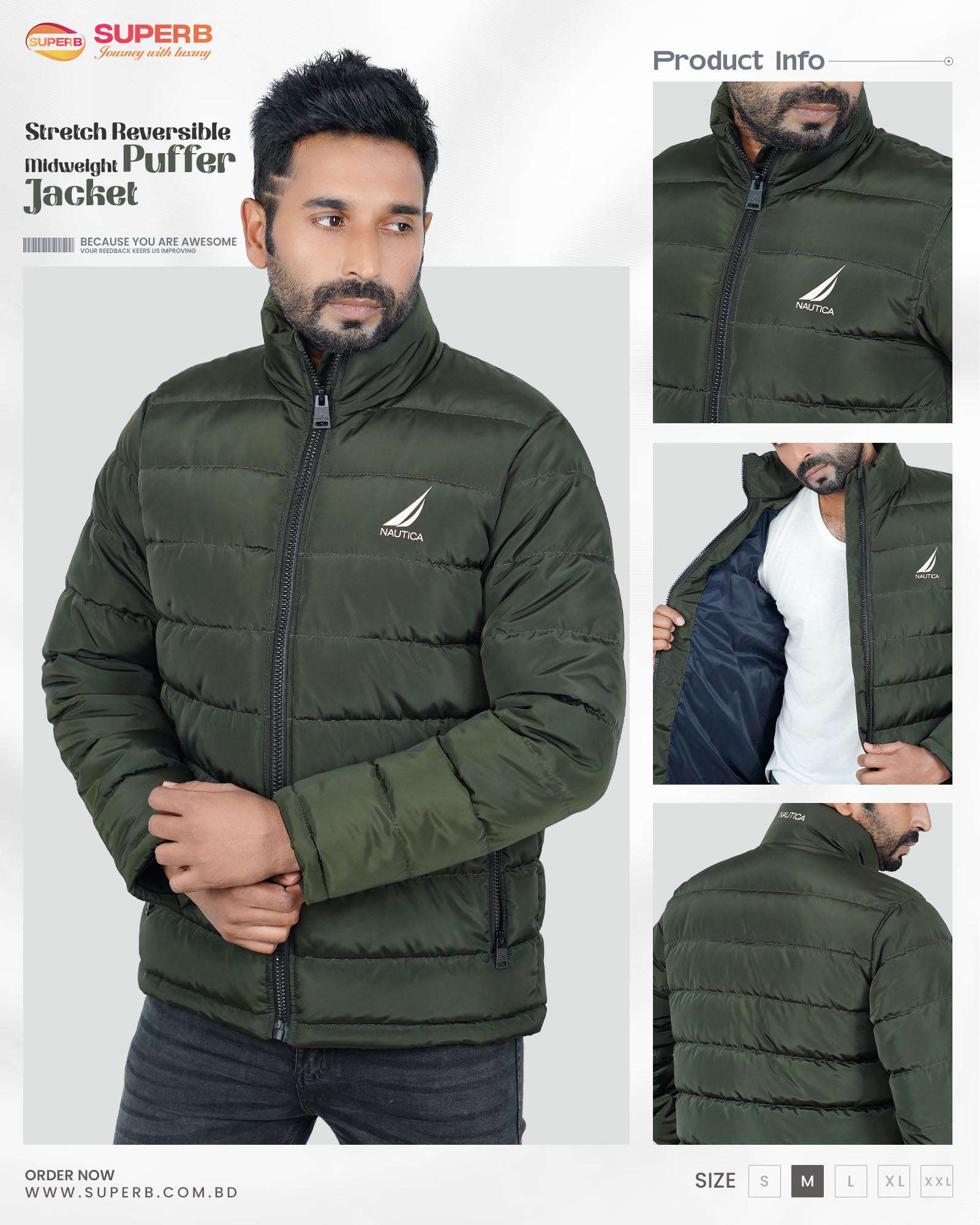 Padding Jacket - Nautica - Olive