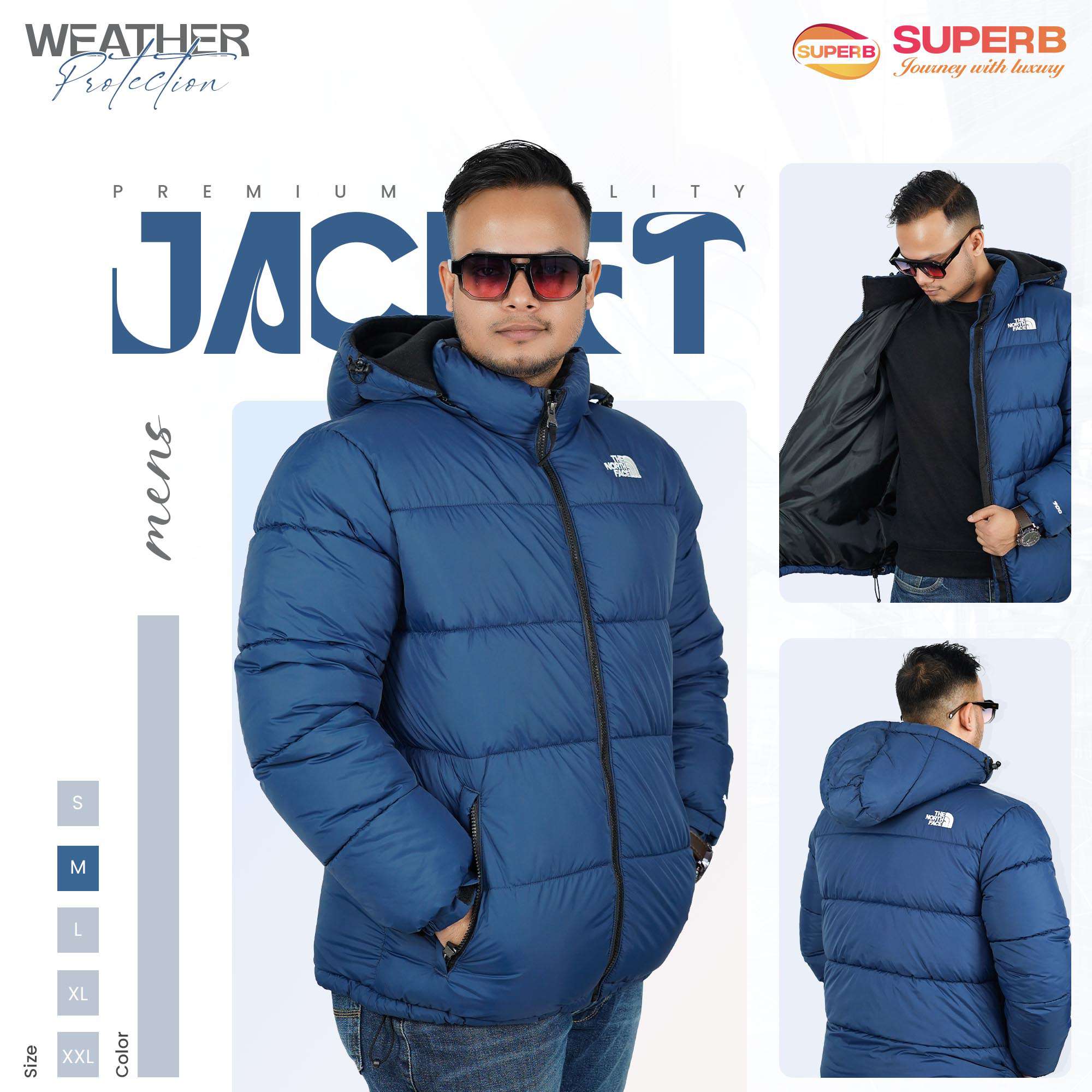 The North Face-Men’s Big 1996 Retro Nuptse Jacket || Superb Lifestyle - Blue