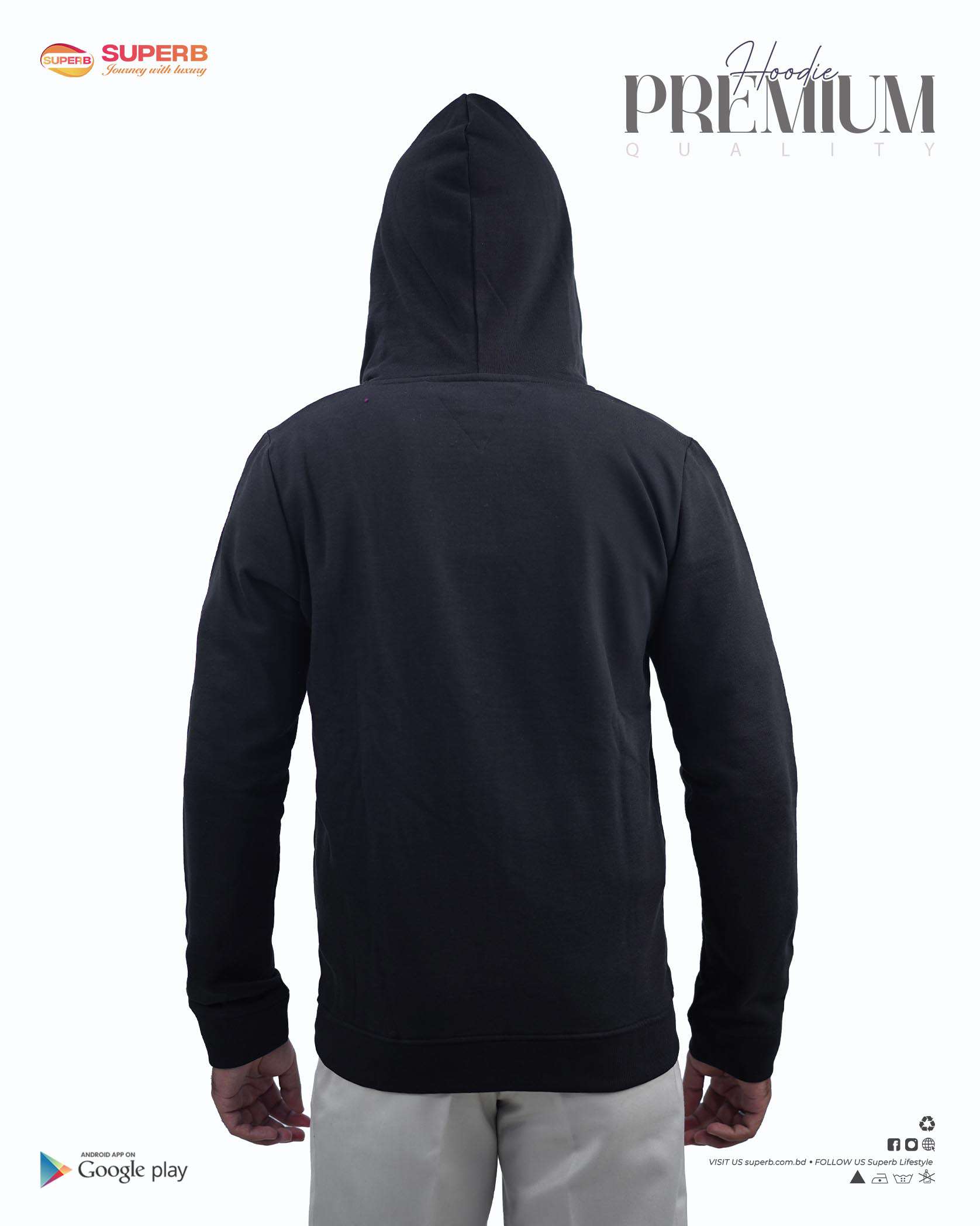 Tommy Hilfiger Premium Zip-Up Hoodie – Signature Comfort in 5 Classic Colors || Superb - 