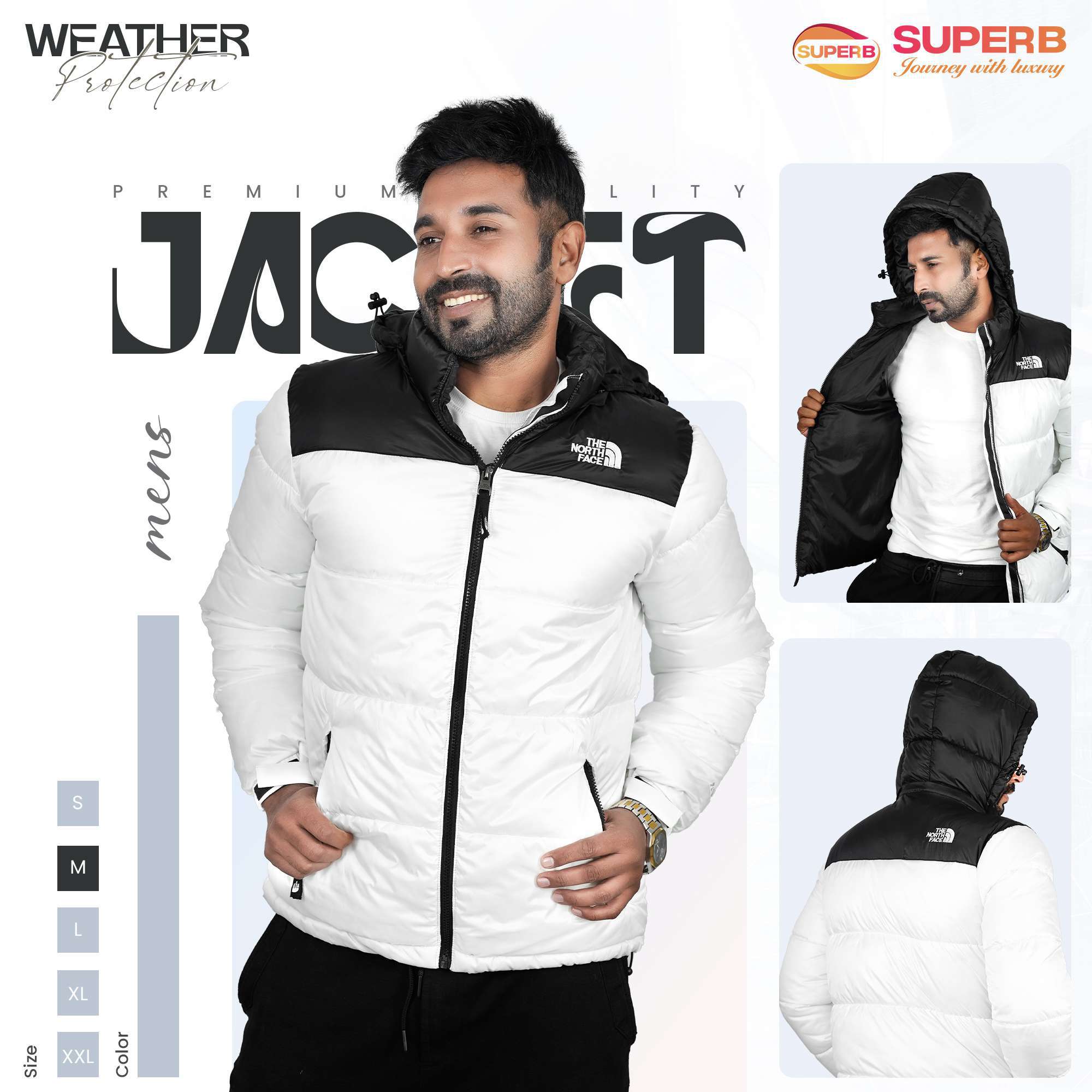 The North Face-1996 Retro Nuptse Jacket - 700™ Series || Superb - White