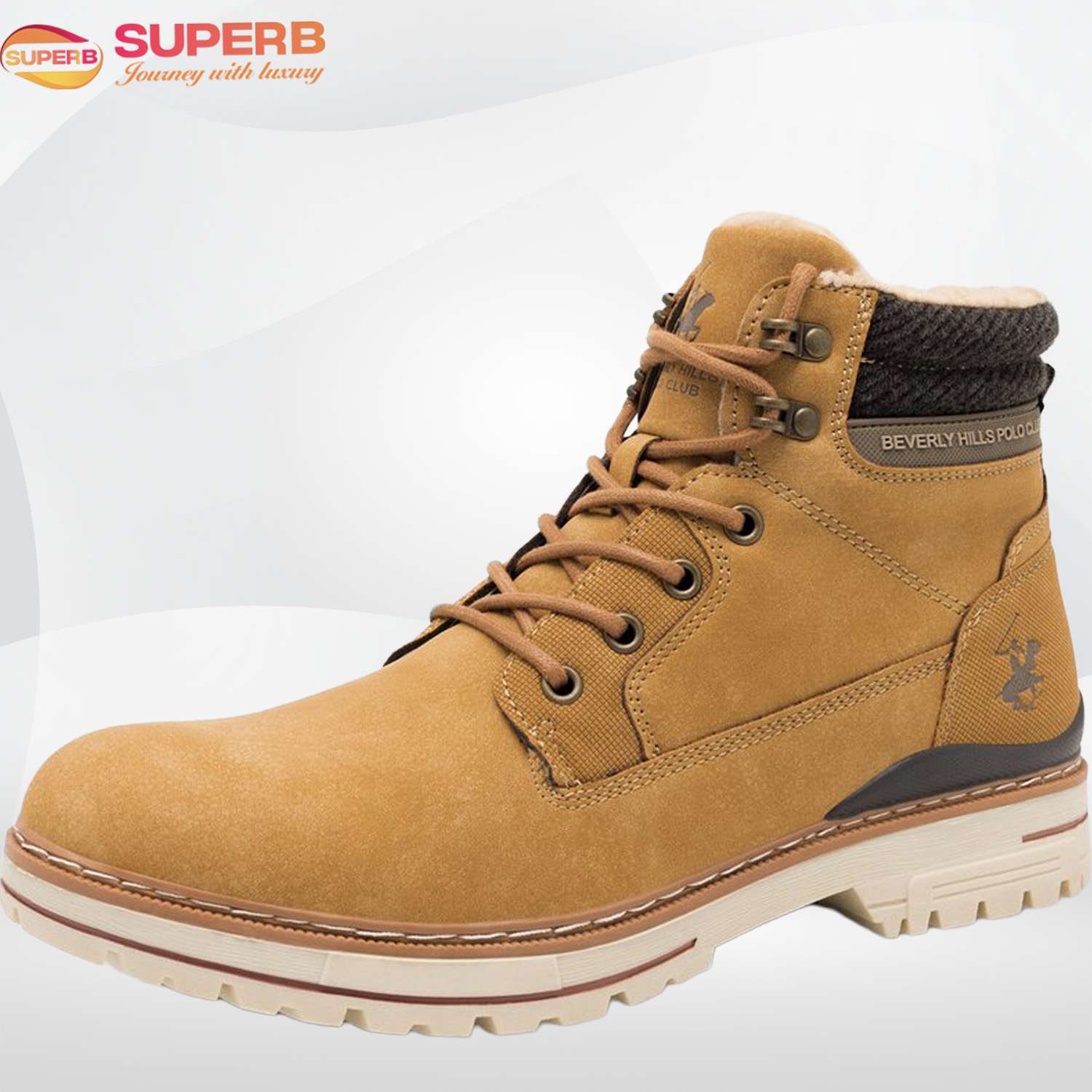 Beverly Hills Polo Club Winter Boots – Faux-Leather Warm-Lined Ankle Boot | Superb - 