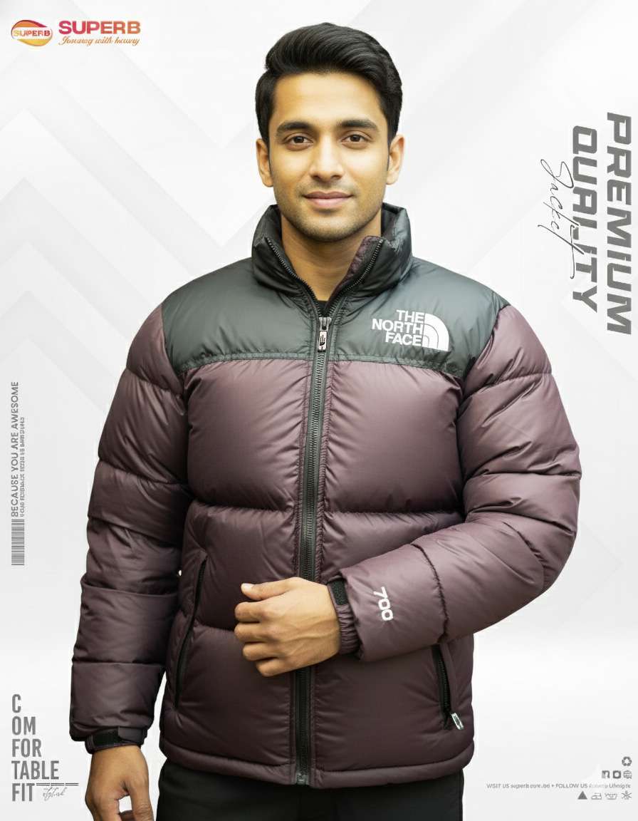 The North Face 1996 Retro Nuptse 700 Series High-Neck Jacket | 2025 Premium Winter Edition - Chocolate