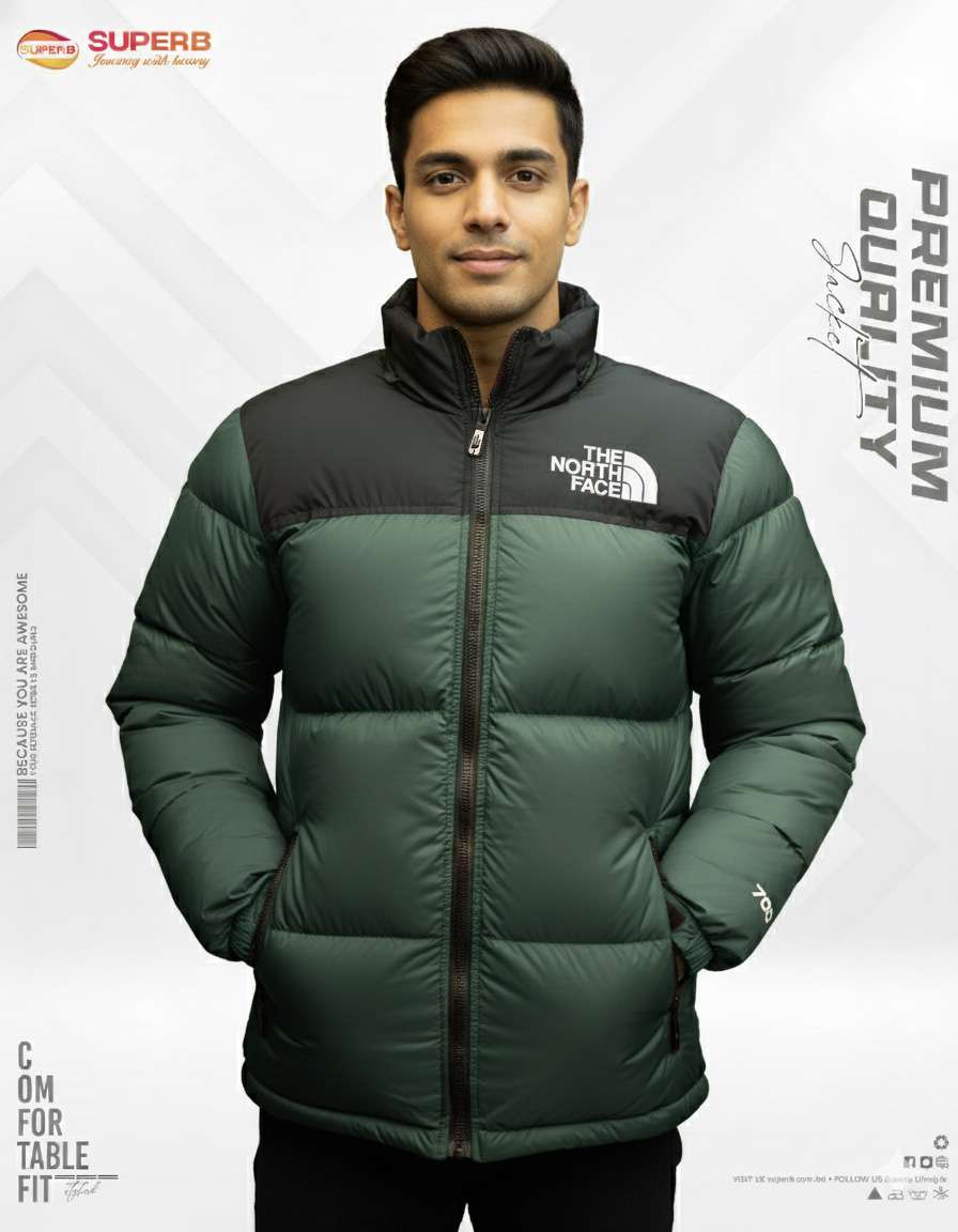 The North Face 1996 Retro Nuptse 700 Series High-Neck Jacket | 2025 Premium Winter Edition - Teal Green