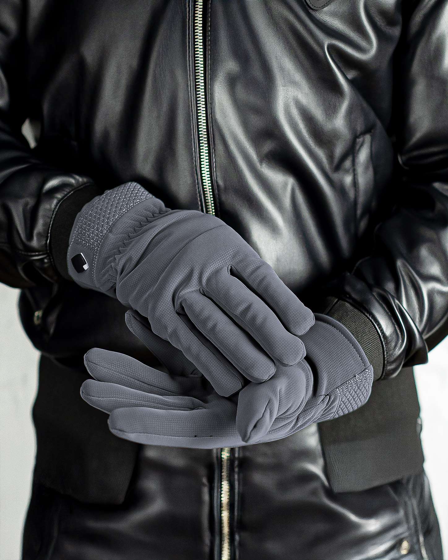 Comfort Fit Imported Gloves - Style for Your Hands || Superb - Gray