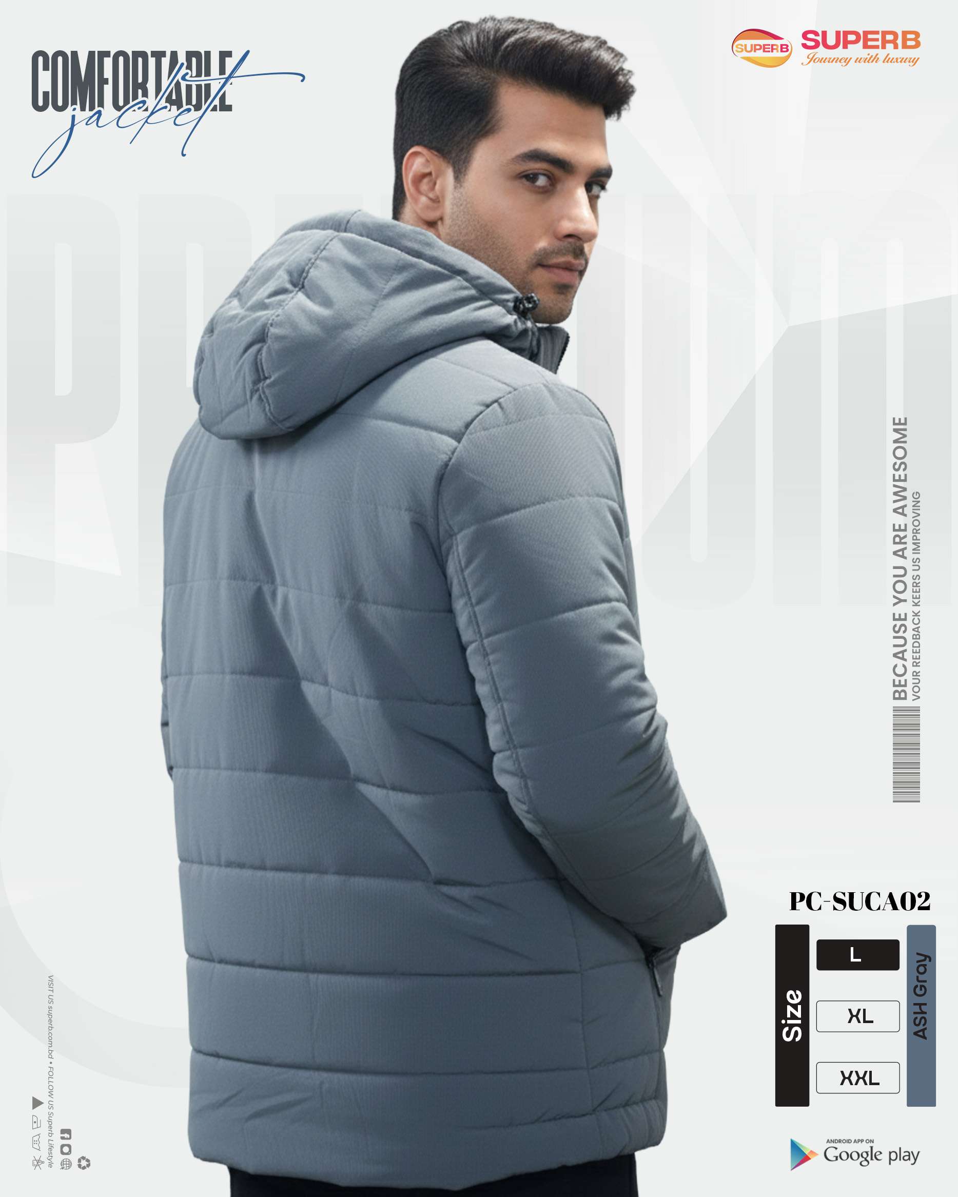 Canada Goose Puffer Jacket with Warm Sherpa Lining | Comfortable & Insulating Winter Coat || Superb - 