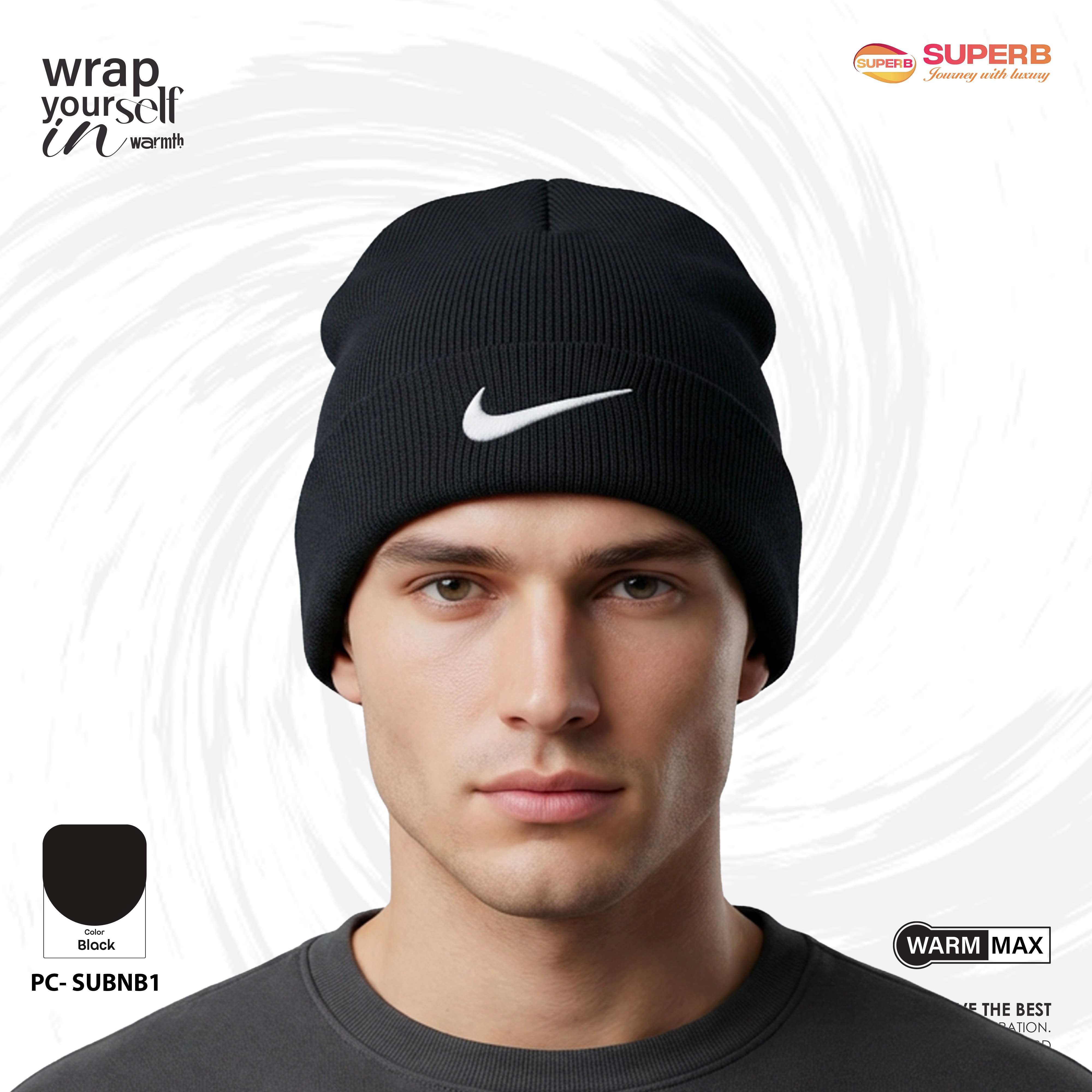 Nike Premium Winter Beanie – Unisex Knit Hat || Superb - 