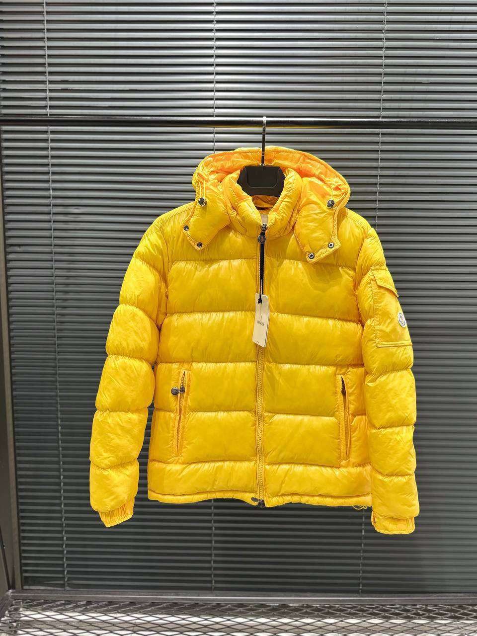 Moncler Maya Original Down Jacket | Premium Winter Puffer | Yellow| Superb Lifestyle - Yellow