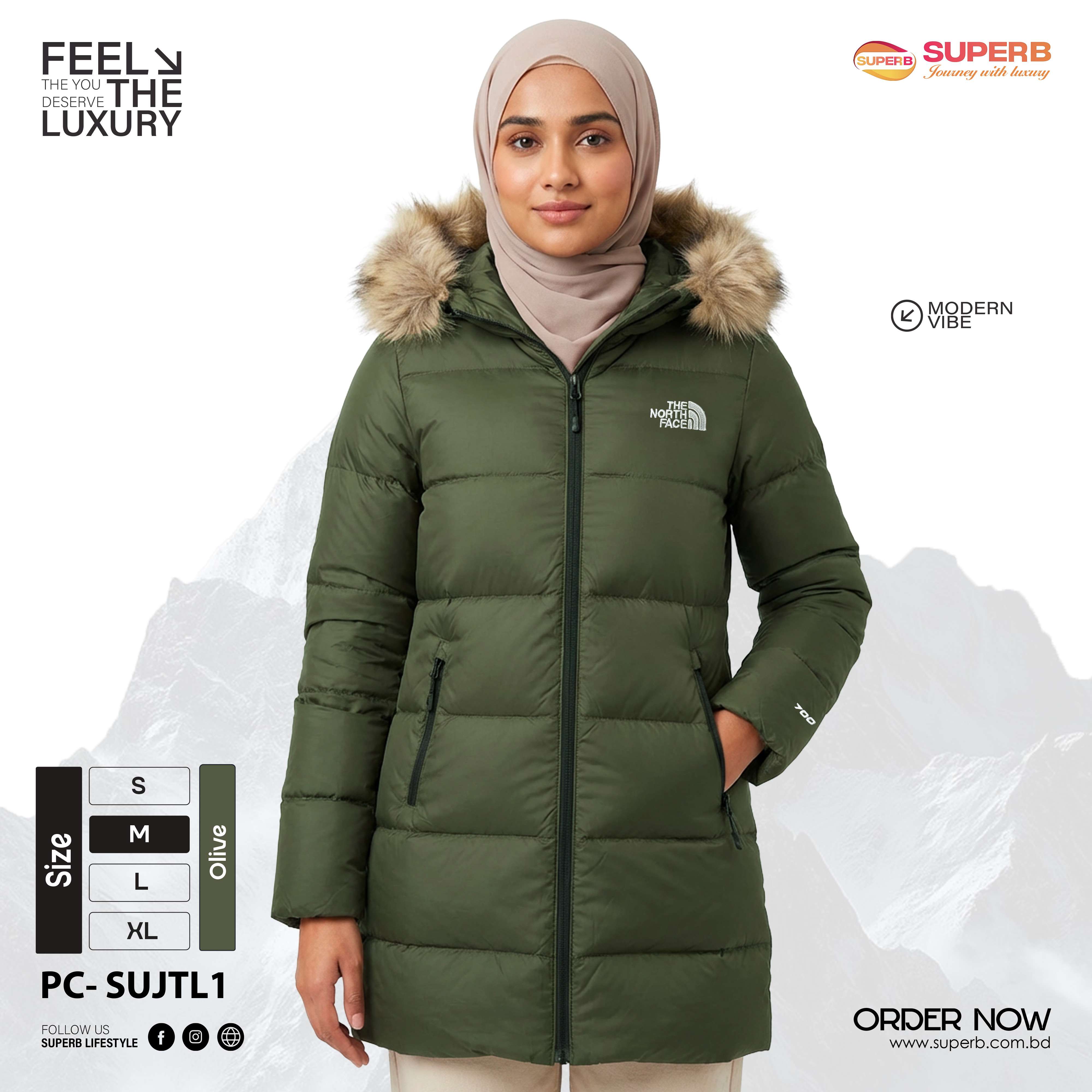 The North Face Women’s Dealio Down Parka – Winter Coat || Superb - Olive