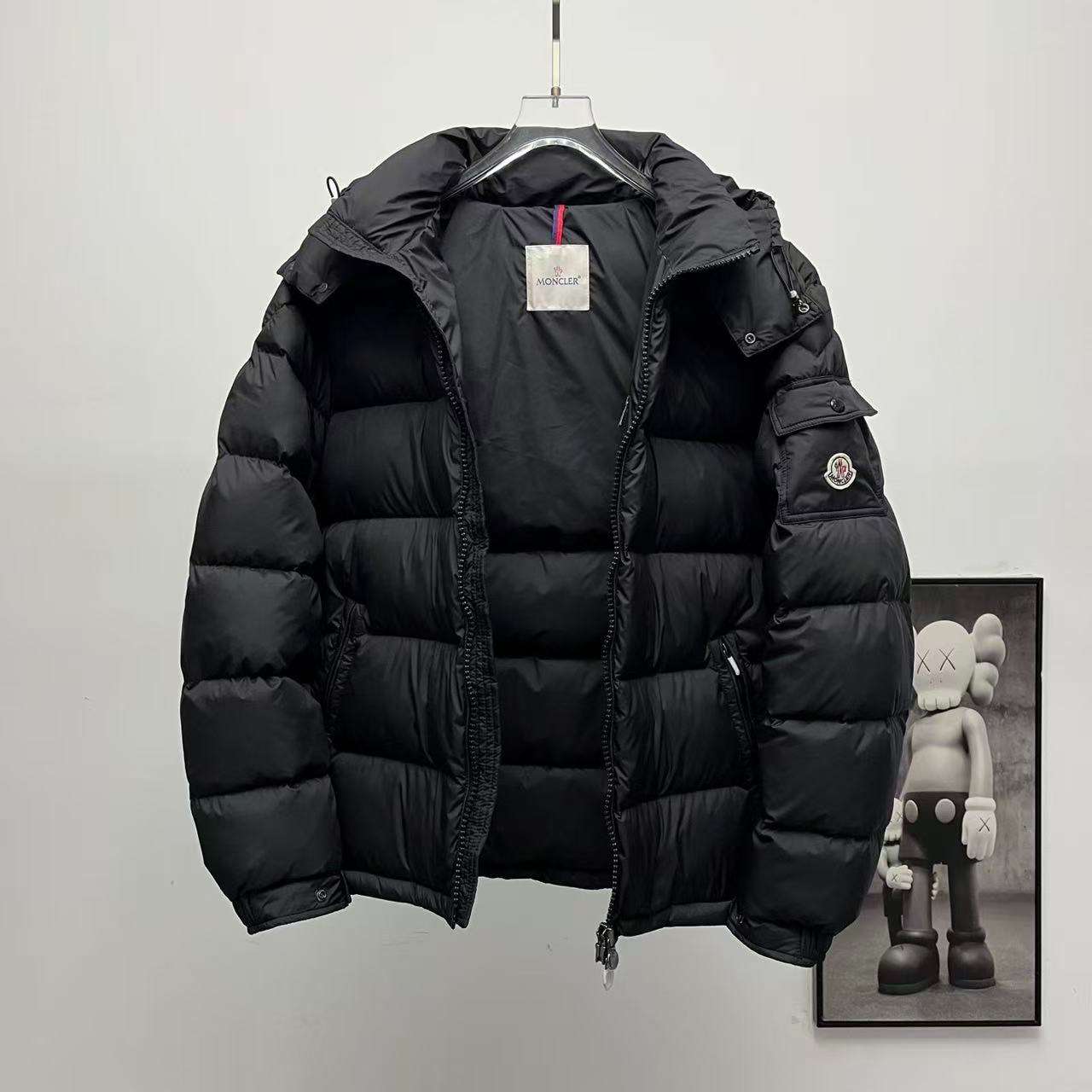 Moncler Maya Original Down Jacket | Premium Winter Puffer | Black | Superb Lifestyle - Black